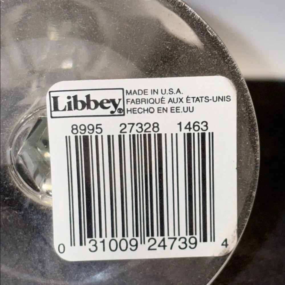 Libbey Gray and Black Drinkware Set for Elegant Dining